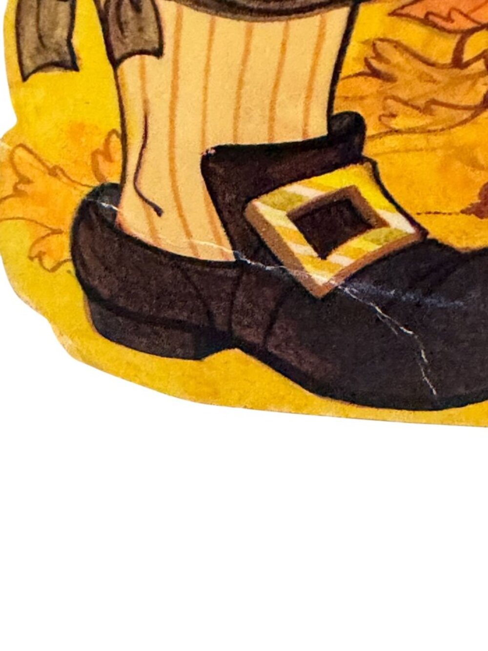 Vintage Hallmark Cards Cut Out Wall Decor Fall Autumn Thanksgiving Pilgrim - Picture 6 of 10